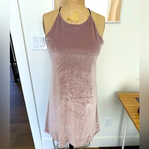 ⭐️ Aqua Stretch Velvet Dress